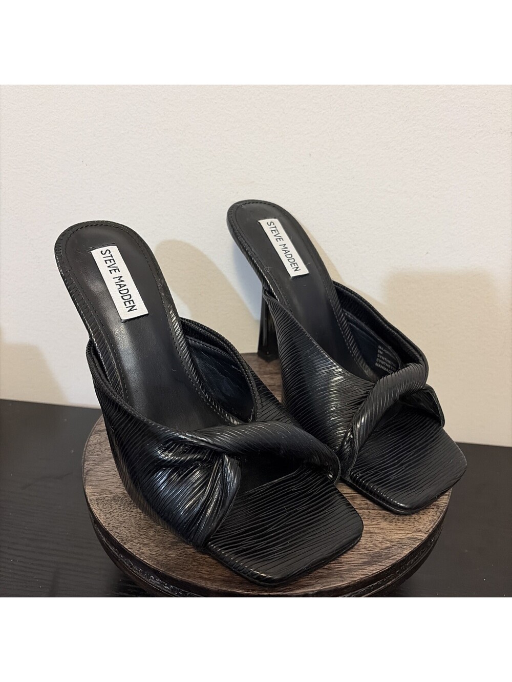 Steve Madden Marjorie black slingback heels size 9